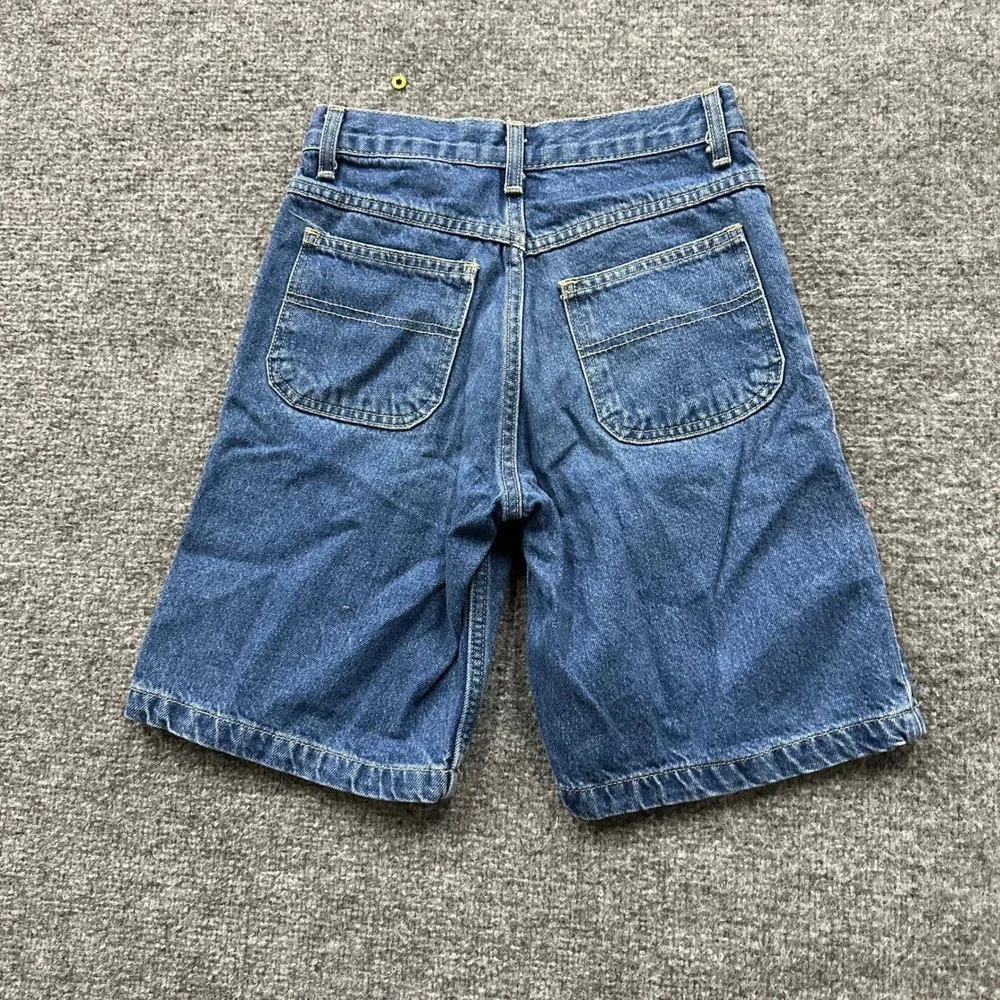 Faded Glory Denim Shorts Womens Size 10 Blue Loose Fit Cotton Casual 90s Style